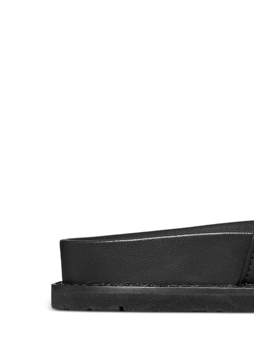 Black Romy Sport Leather Sandals 3