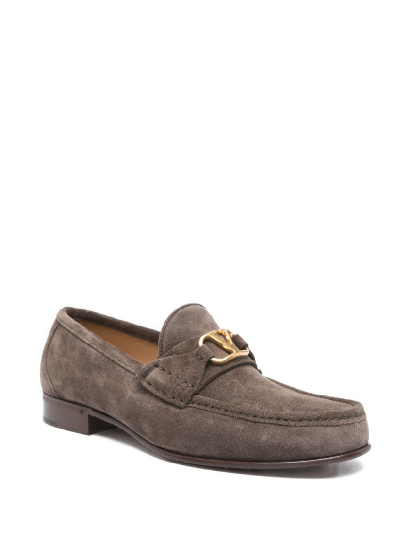 Grey Signature Slip-on Loafers 4