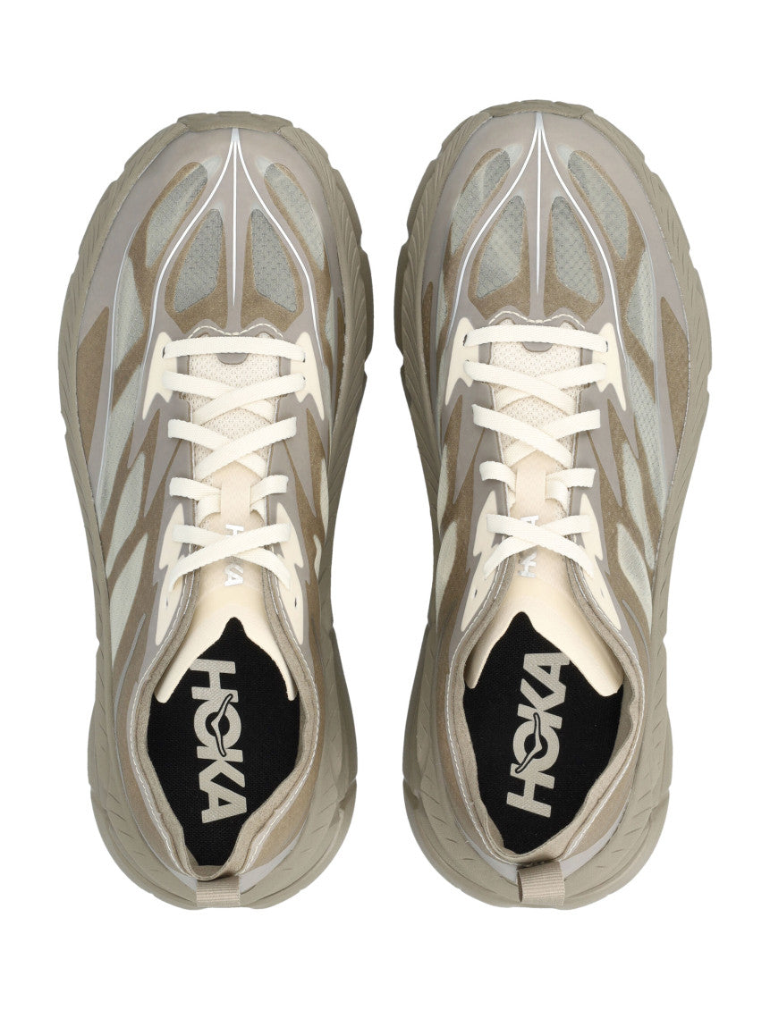 Beige Lace-up Sneakers 2