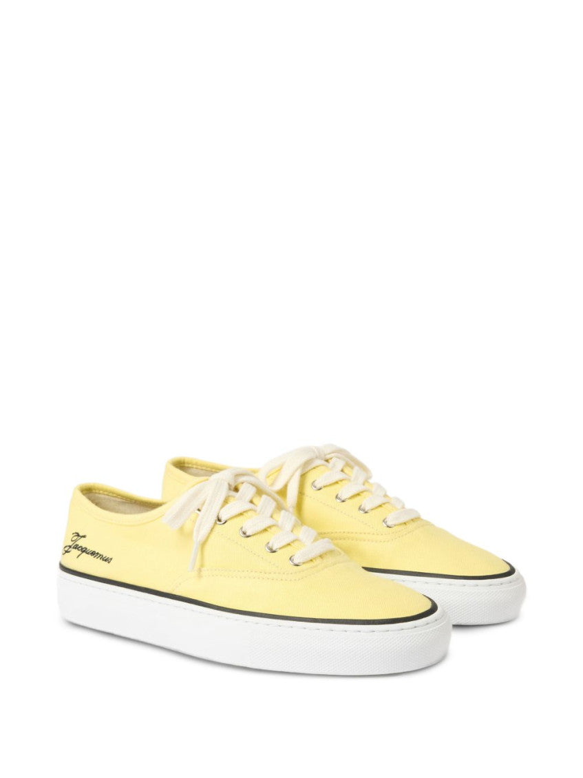 Yellow Logo Sneakers 2