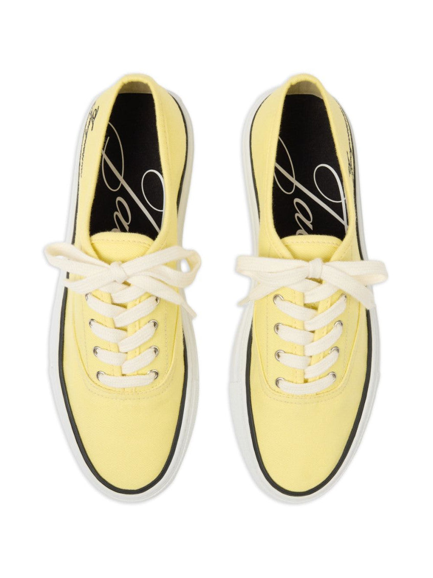 Yellow Logo Sneakers 3