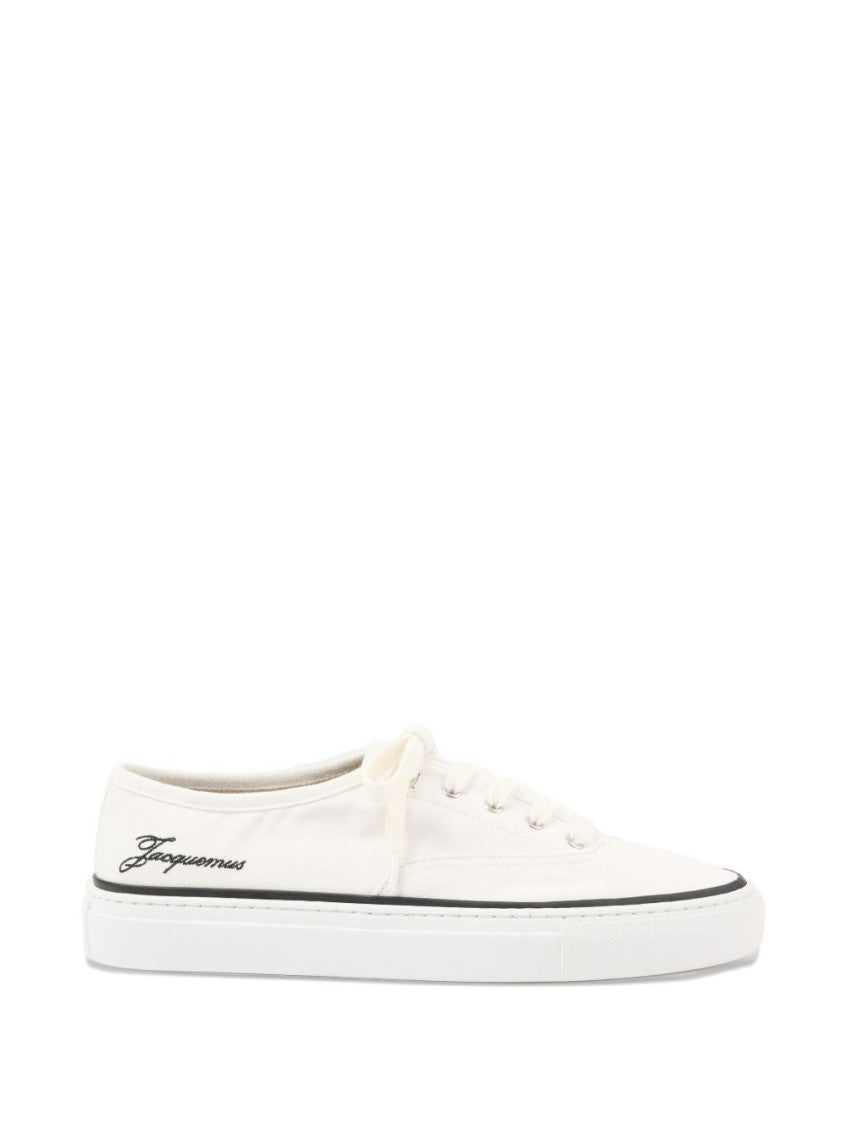 White Logo Sneakers 1