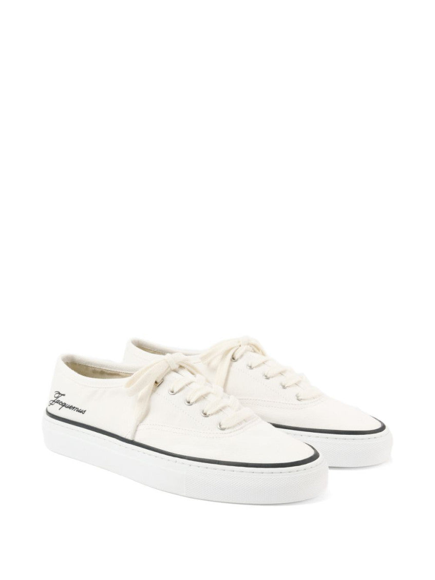 White Logo Sneakers 2