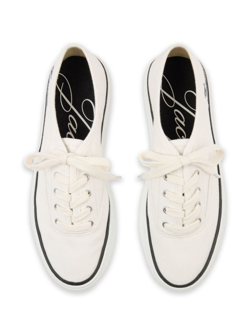 White Logo Sneakers 3