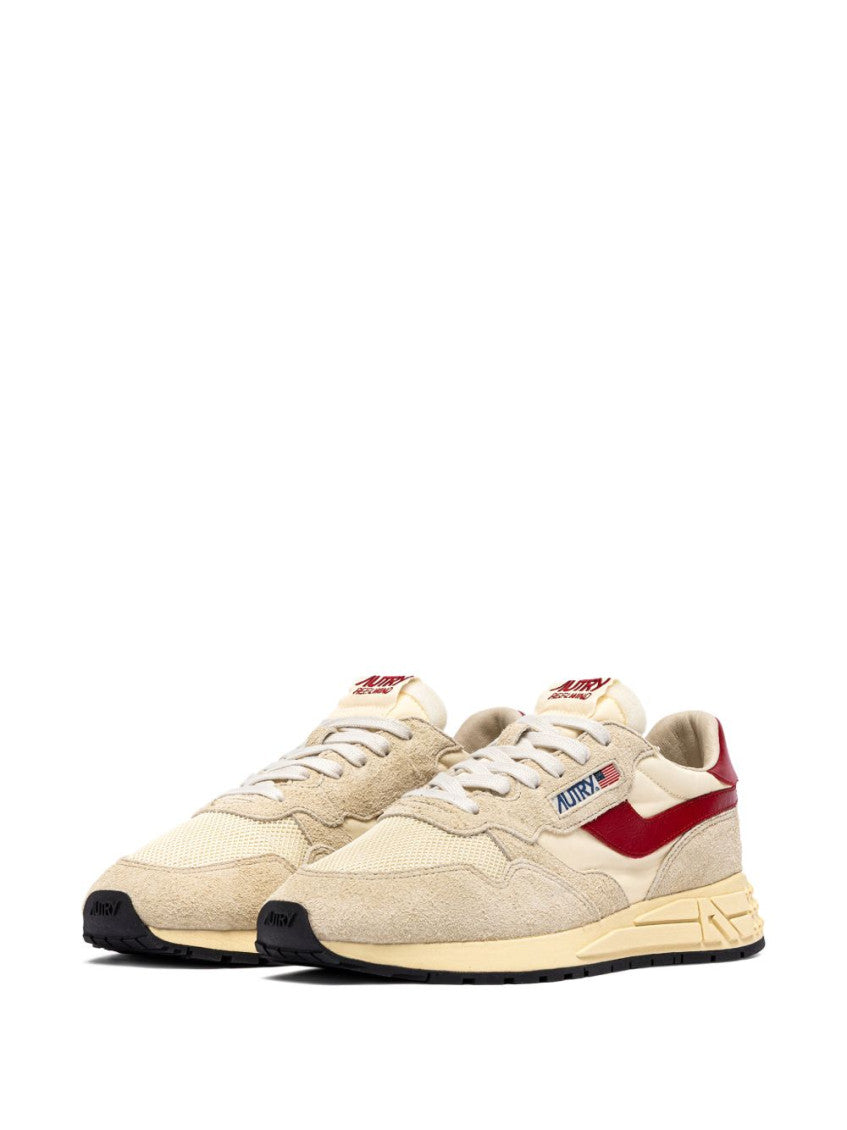 Beige Logo Sneakers 2