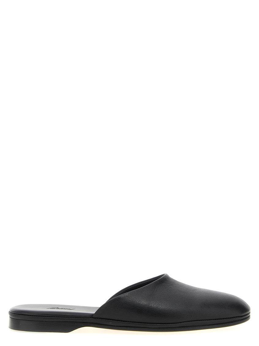 Black Leather Sandals 1