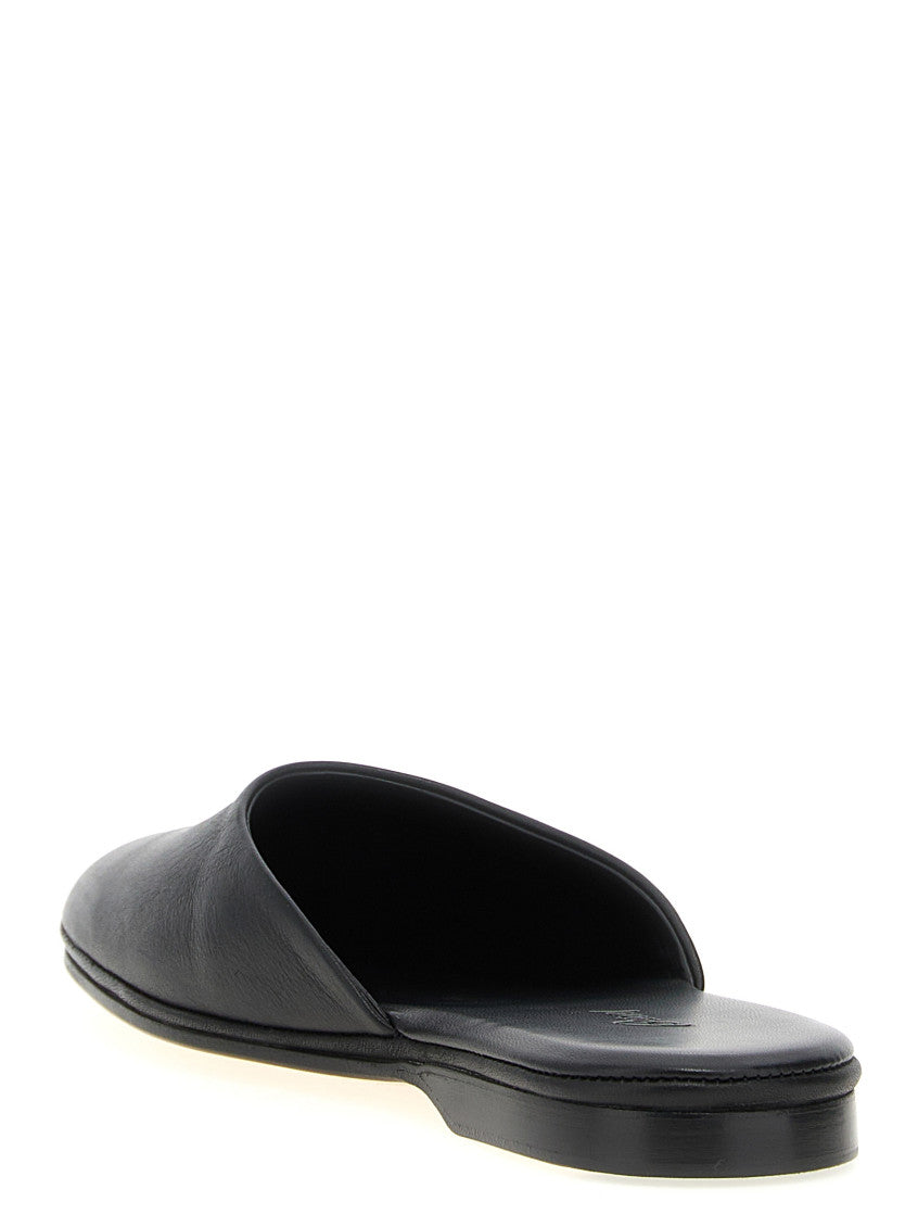 Black Leather Sandals 3