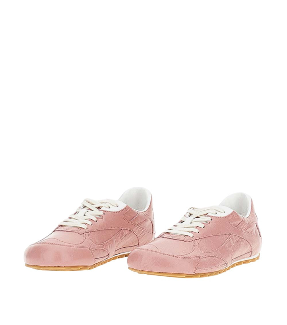Pink Lace-up Sneakers 2