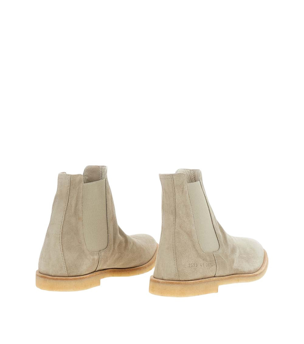 Beige Suede Boots 3