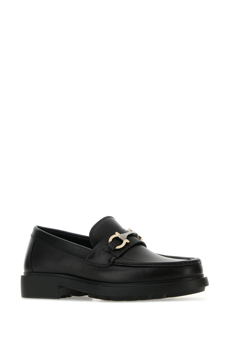 Black Leather Loafers 2