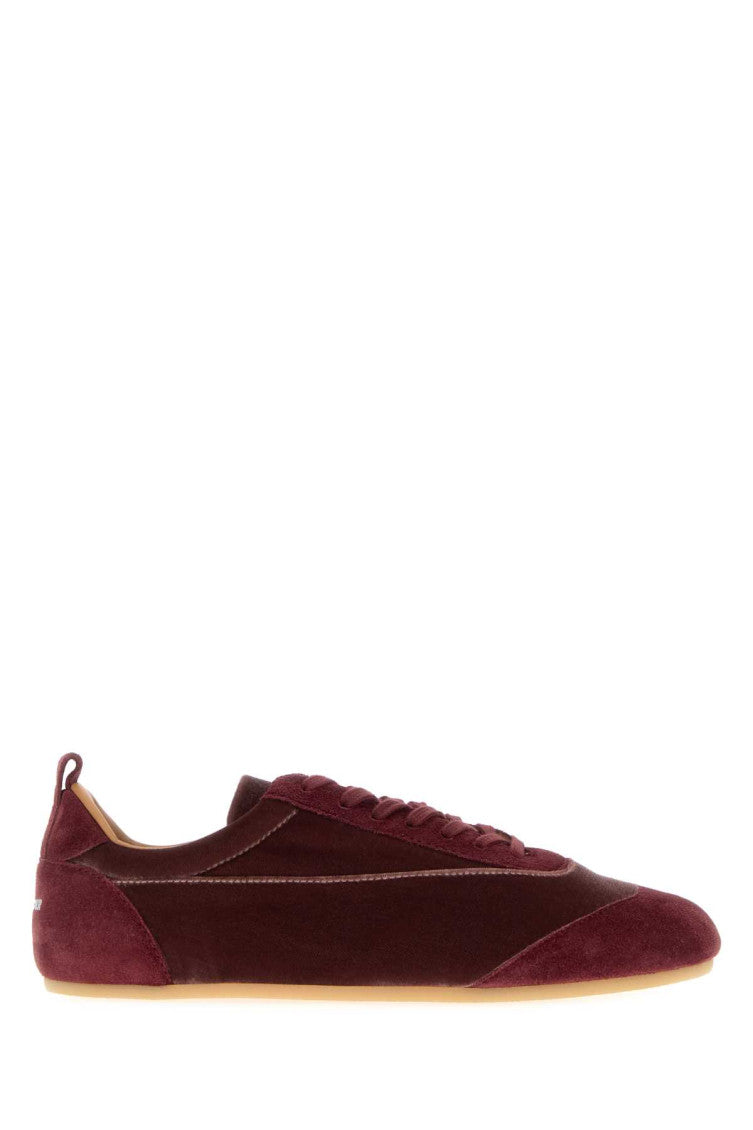 Red Lace-up Sneakers 1