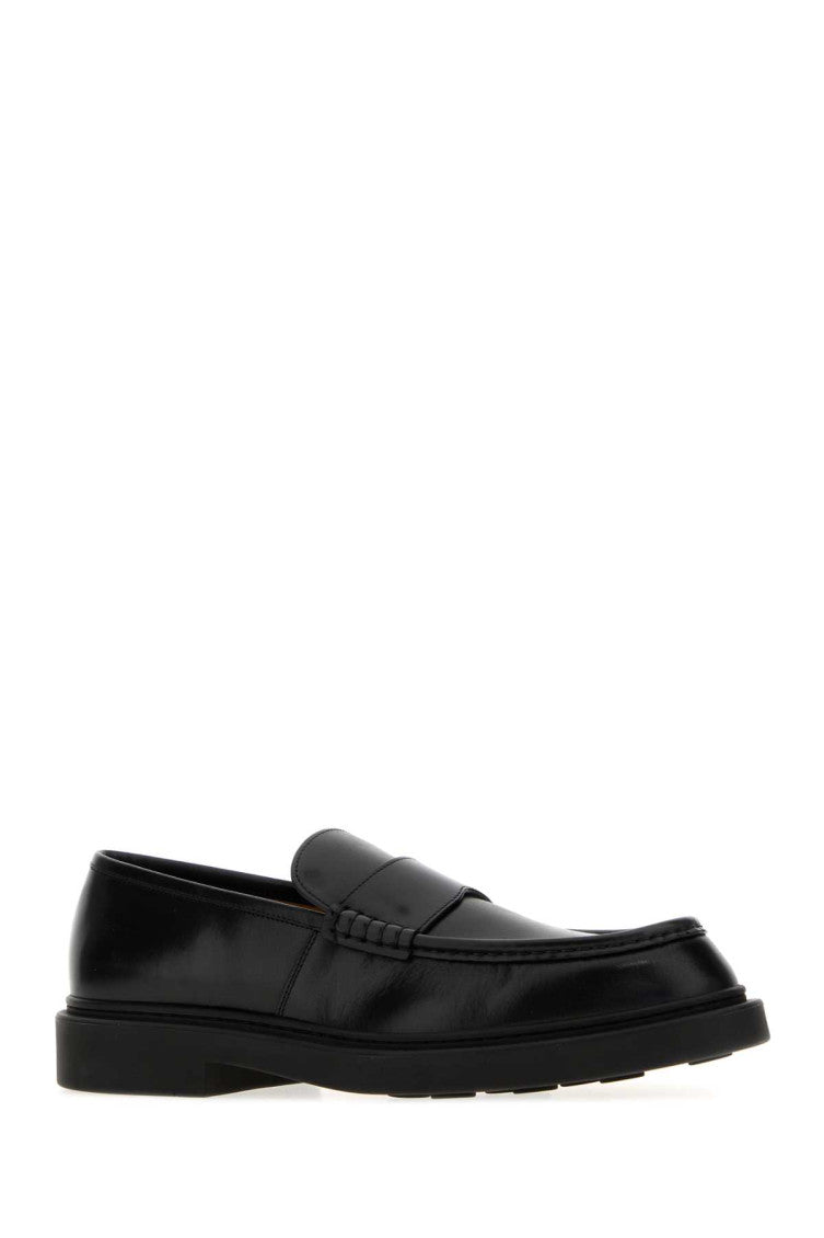 Black Leather Loafers 2
