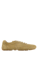 Beige Suede Sneakers 1