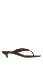 Brown Logo Heels 1