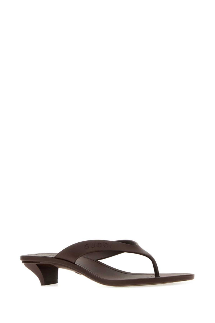 Brown Logo Heels 2