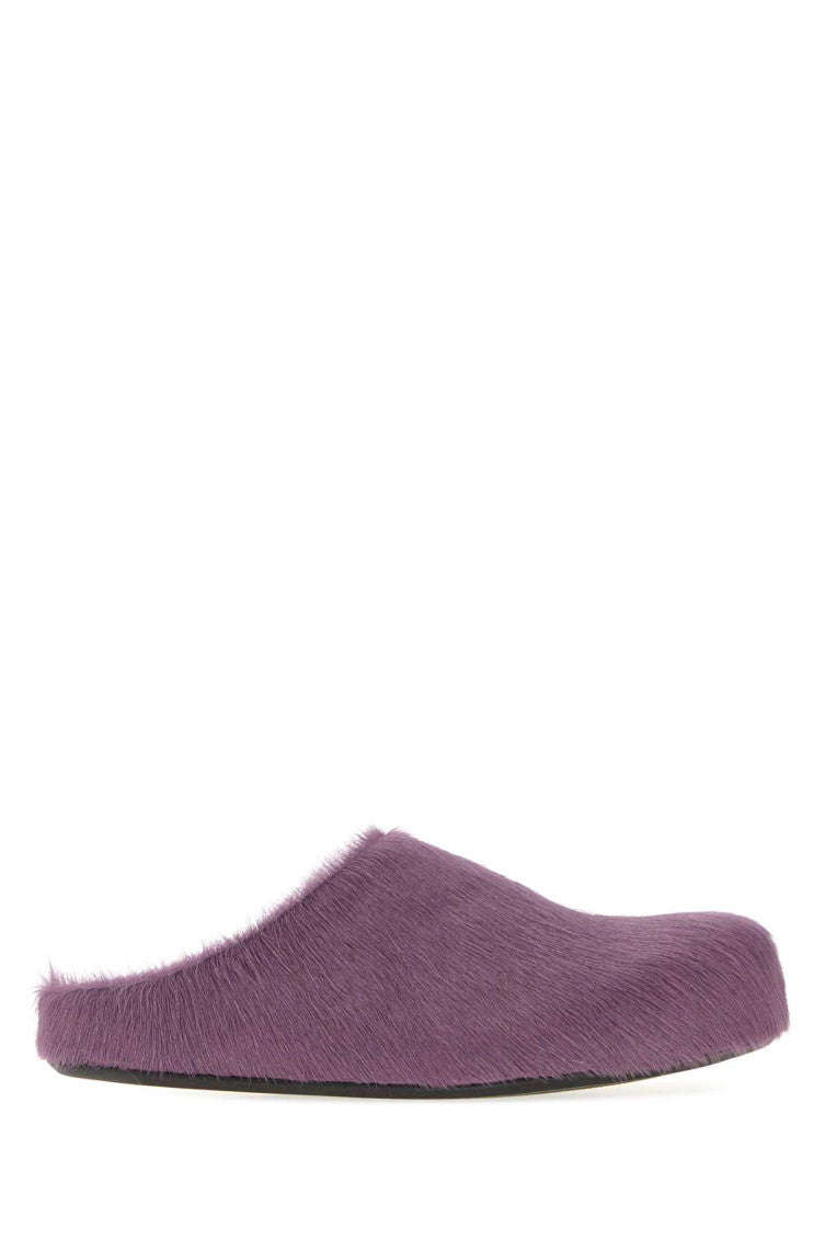 Purple Slip-on Mules 1