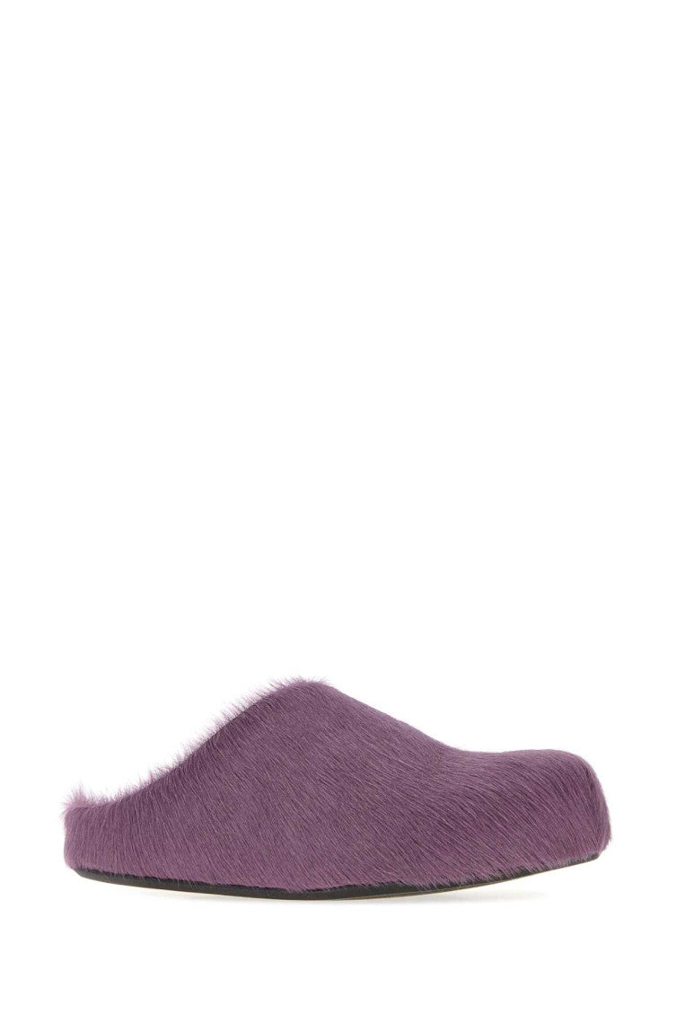 Purple Slip-on Mules 2