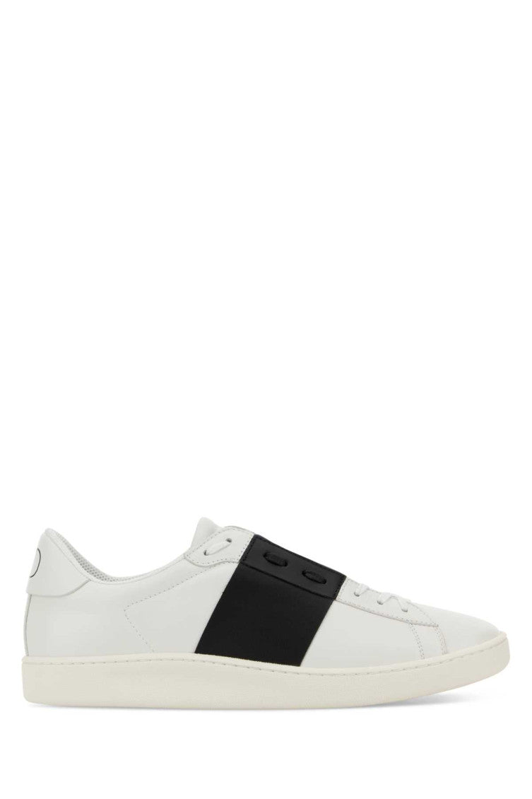 White Leather Sneakers 1