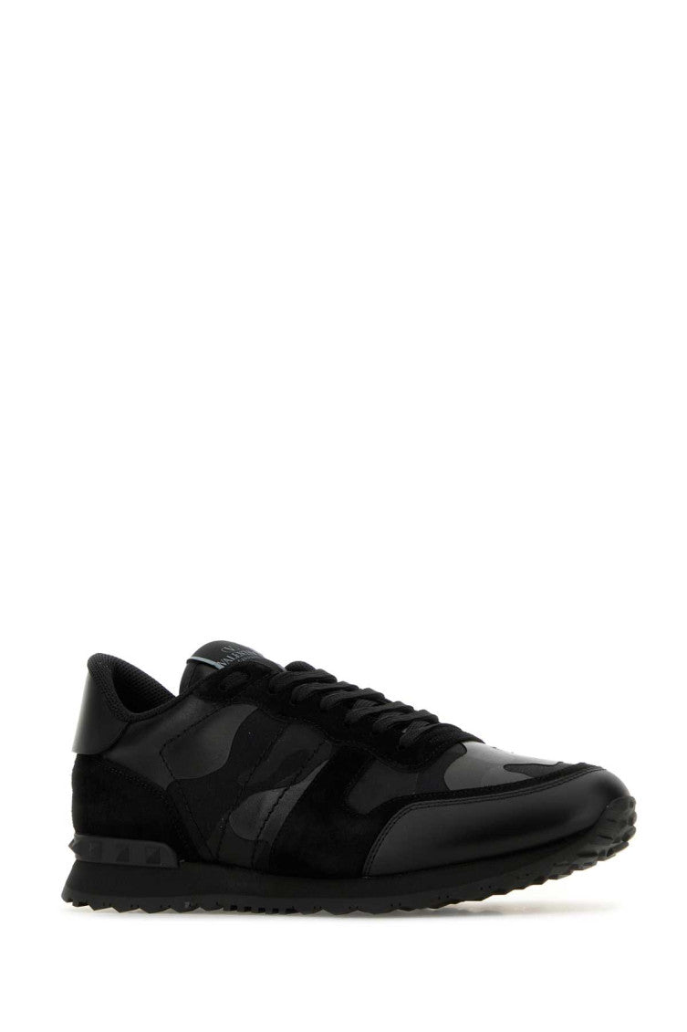 Black Rockrunner Camouflage Sneakers 2