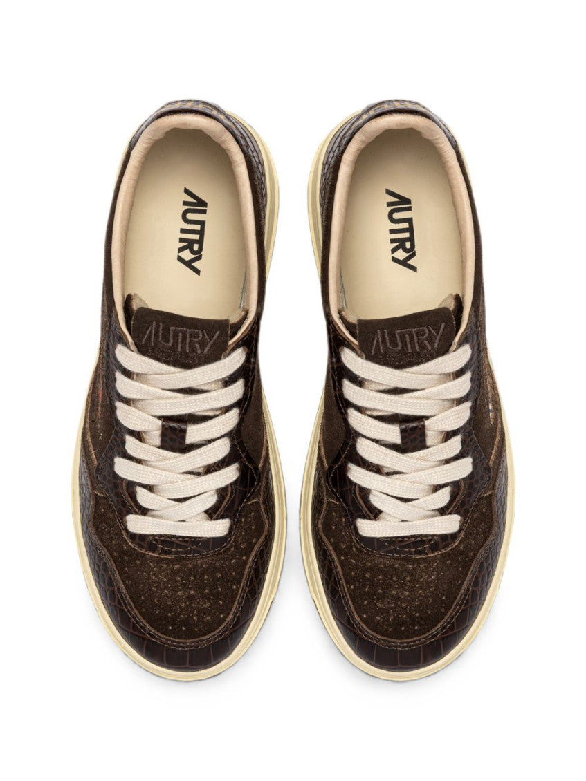 Brown Logo Sneakers 2