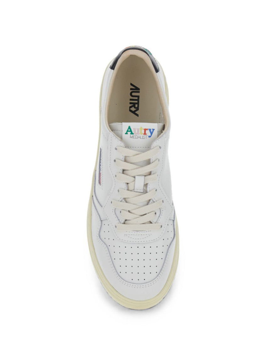 White Leather Sneakers 4