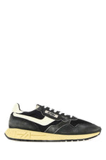 Black Color Block Sneakers 1