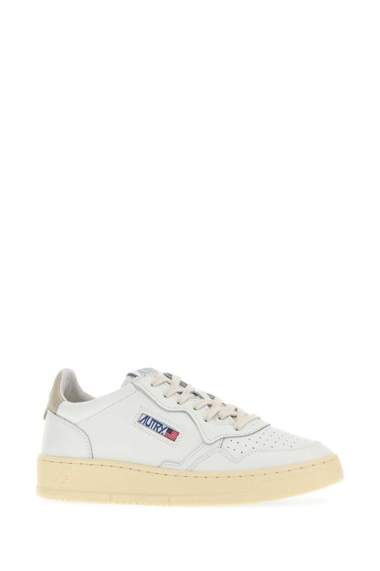 White Lace Up Sneakers 2