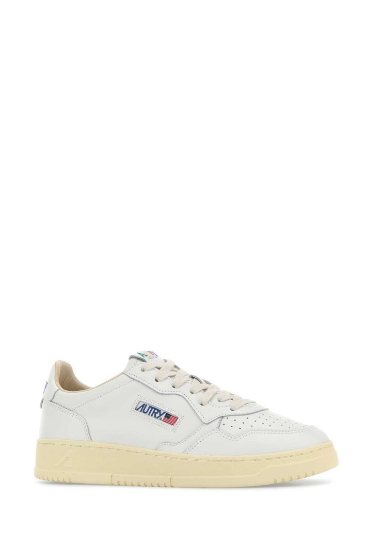 White Leather Sneakers 2