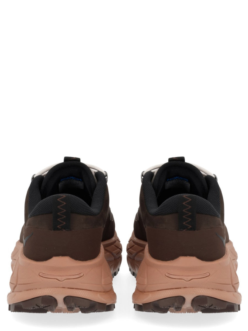 Brown Solid Lace Up Sneakers 6
