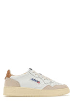 White Color Block Sneakers 1