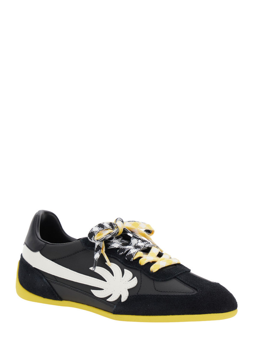 Black Color Block Sneakers 2