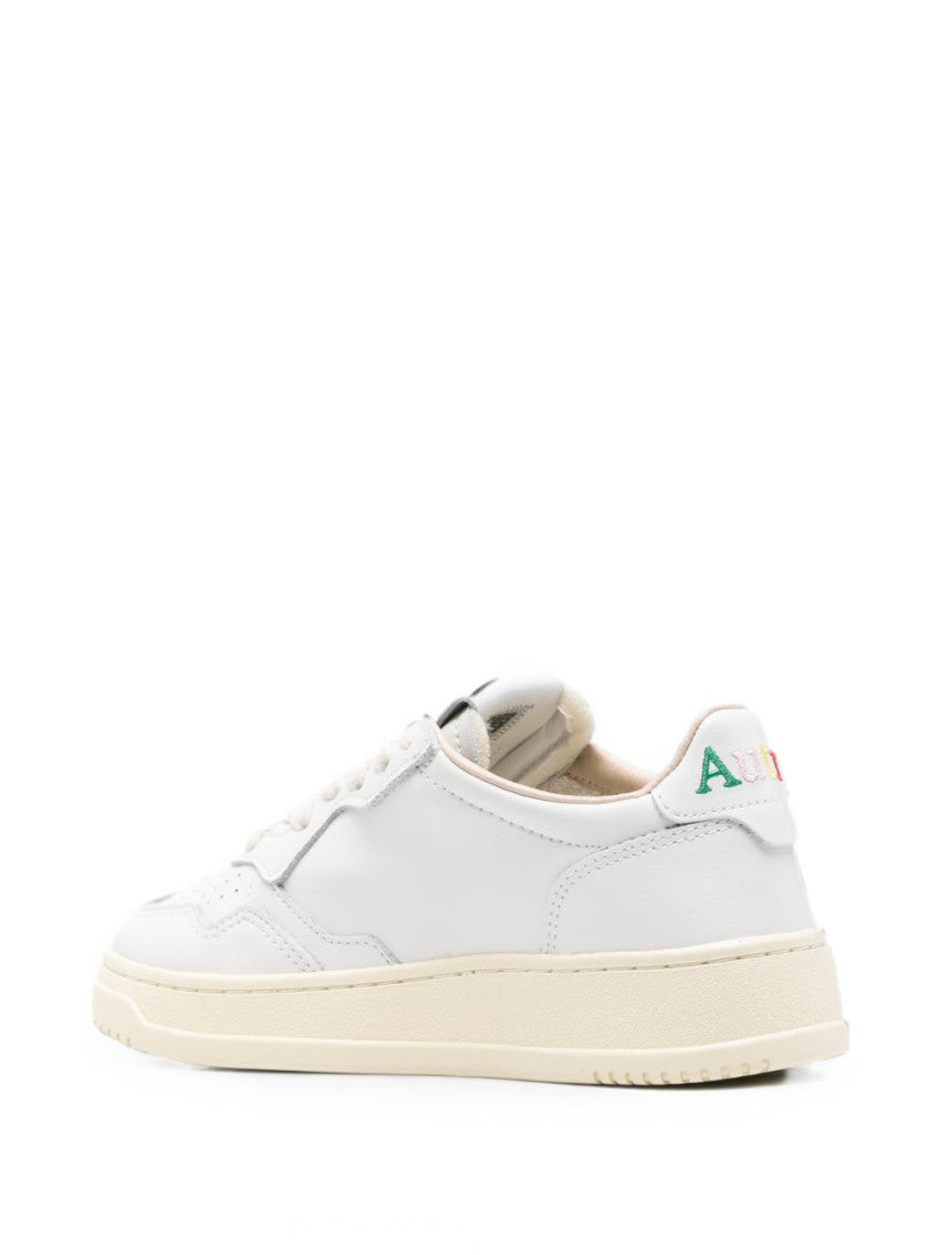 White Leather Sneakers 4