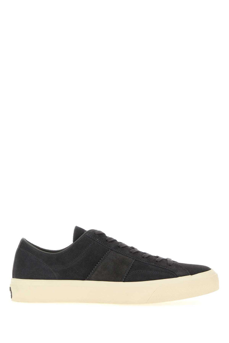 Blue Solid Sneakers 1