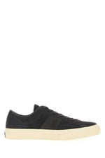 Blue Solid Sneakers 1