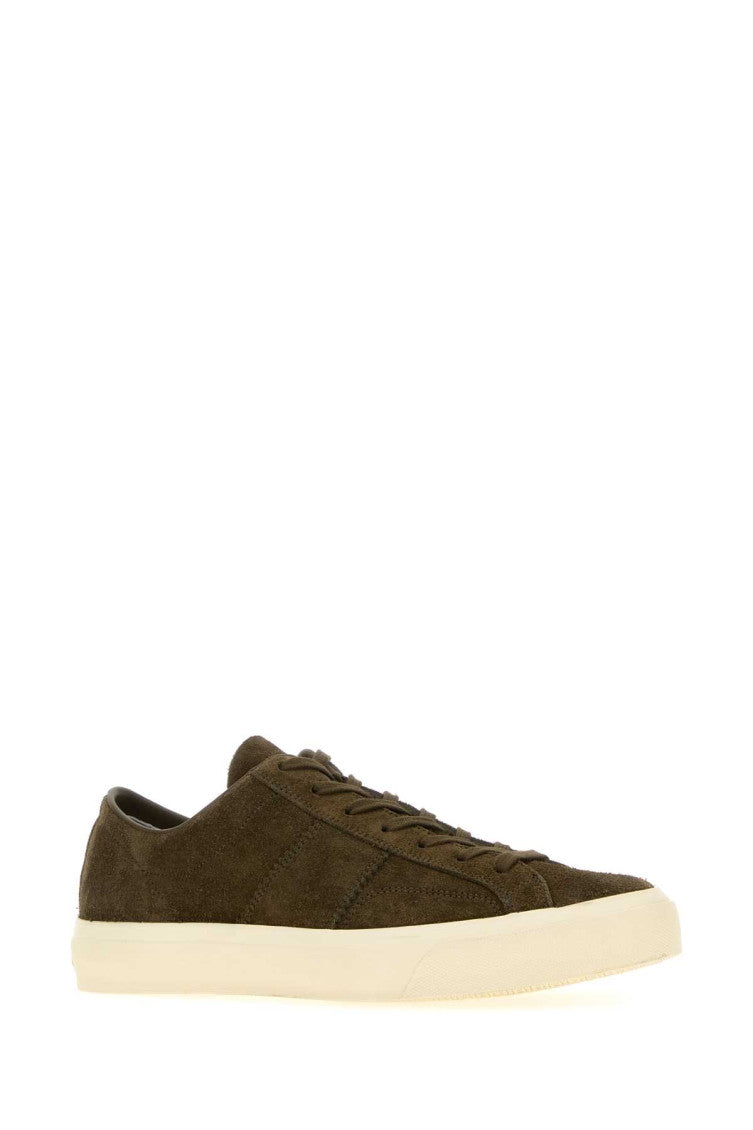 Green Solid Cambridge Sneakers 2