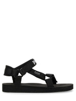 Black Logo Sandals 1