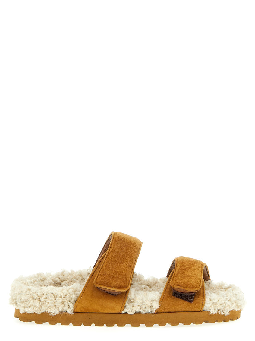 Brown Velcro Sandals 1