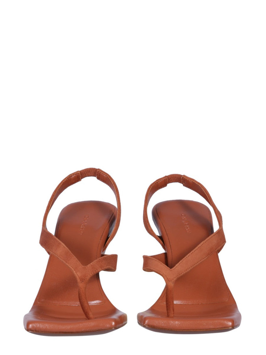 Brown Slingback Heels 2