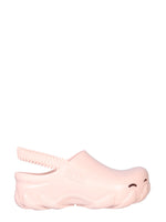 Pink Solid Baseboard Sandals 1
