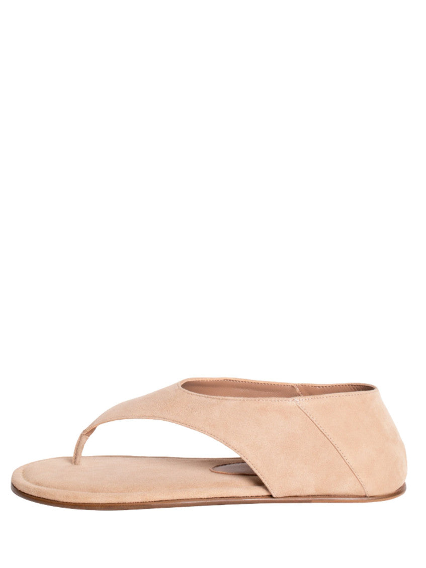 Beige Solid Sandals 2