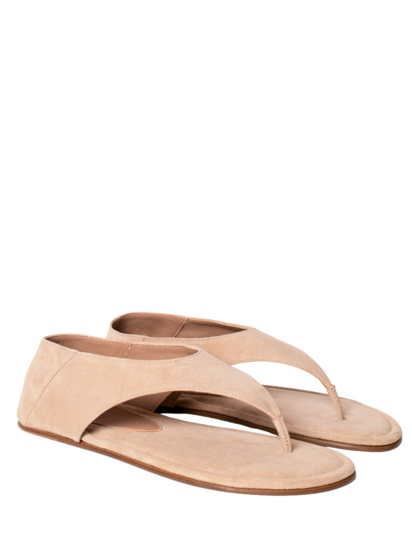 Beige Solid Sandals 4