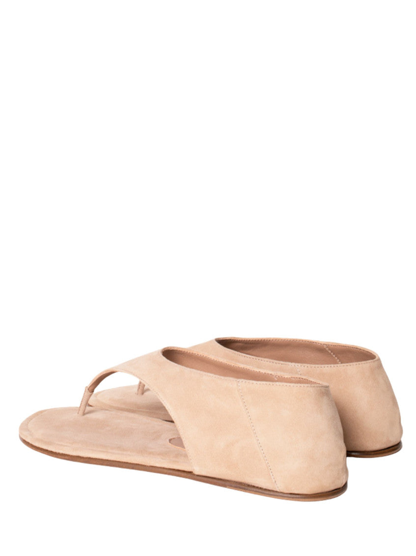 Beige Solid Sandals 5