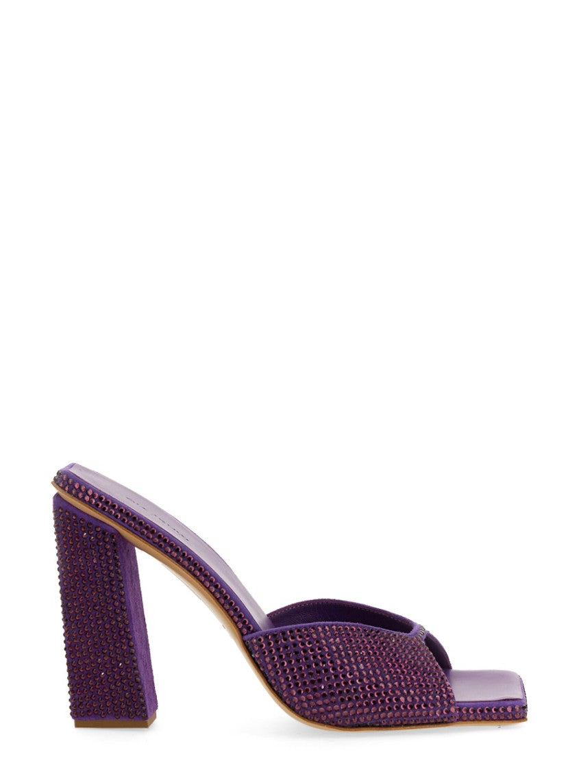 Purple Embellished Rosie Sandals 1