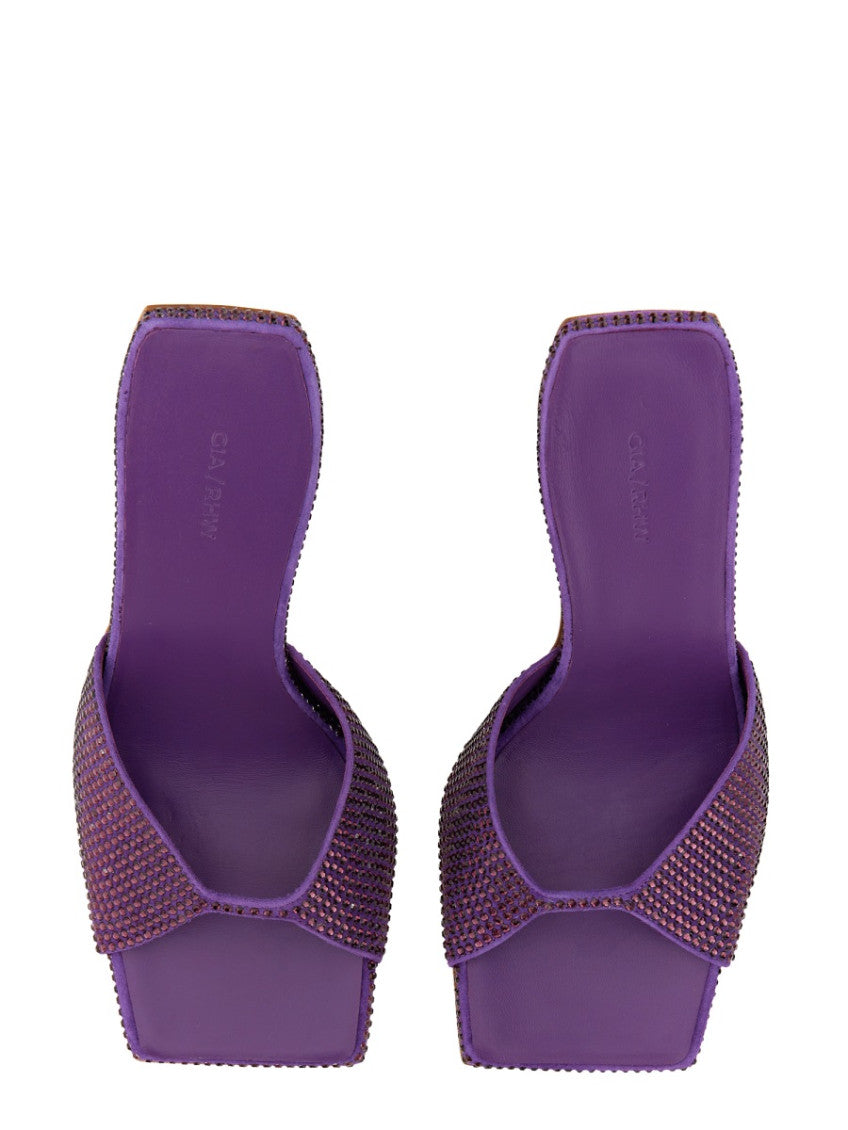 Purple Embellished Rosie Sandals 3
