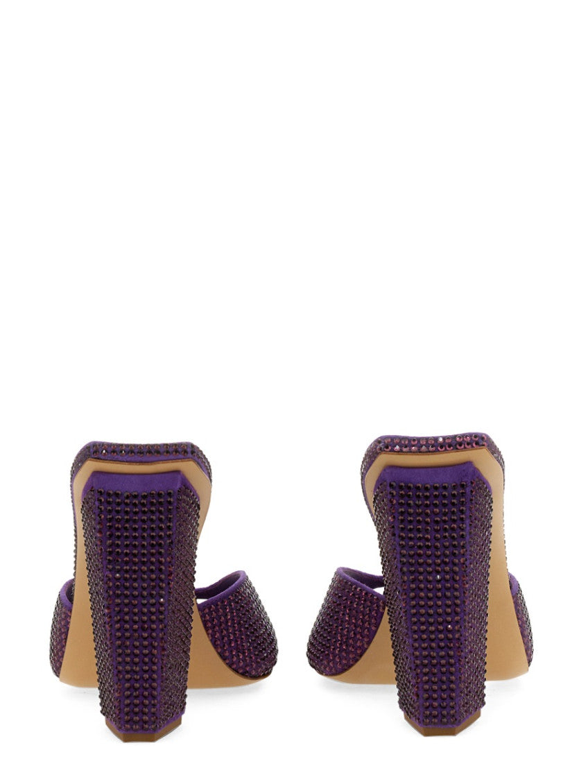 Purple Embellished Rosie Sandals 4