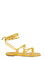 Yellow Solid Bella Sandals 1