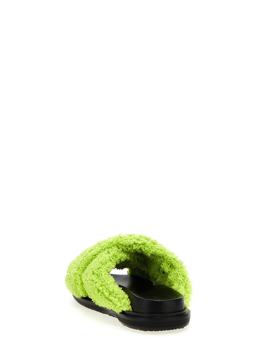 Green Slip On Sandals 2