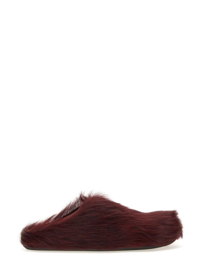 Brown Solid Fussbett Sabot Mules 1