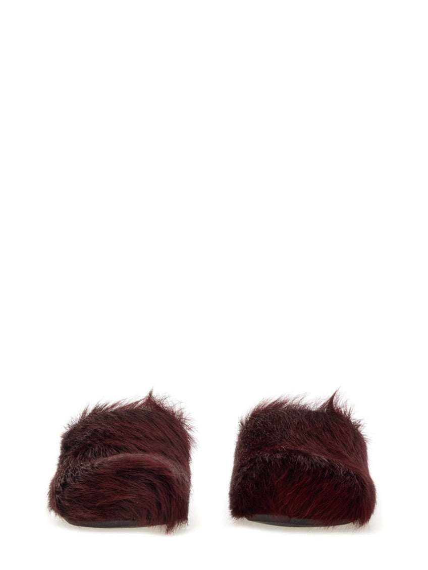 Brown Solid Fussbett Sabot Mules 5