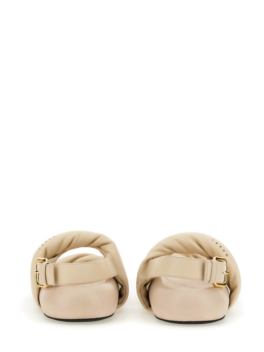 White Solid Sandals 4